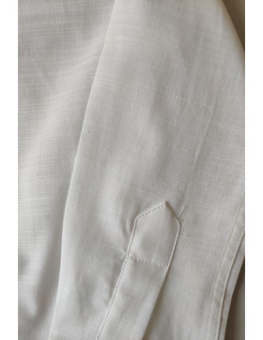 CAMISA NIÑO SEMILINO BLANCA DE NACHETE.
