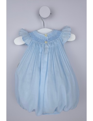 RANITA UNISEX PUNTO SMOCK. BATISTA AZUL-BLANCO. VERANO 26.
