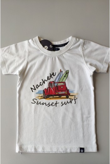 CAMISETA NIÑO ESTAMPADA COCHE SURF DE NACHETE. 2