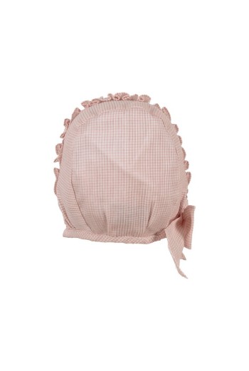 CAPOTA ROSITA VOLANTE DE TARTALETA, ROSA. VERANO 26. 2