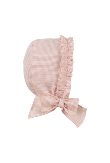 CAPOTA ROSITA VOLANTE DE TARTALETA, ROSA. VERANO 26.