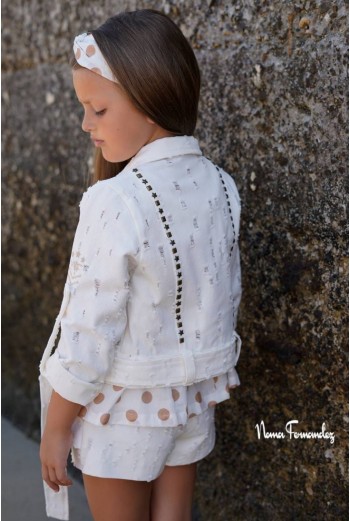 CAZADORA NIÑA COLECCIÓN HAYA DE NOMA FERNÁNDEZ. VERANO 26. 2