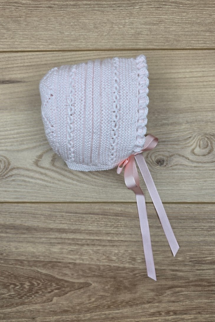 CAPOTA UNISEX HECHA A MANO DE ARTESANÍA CARMINA, ROSA. VERANO 26.