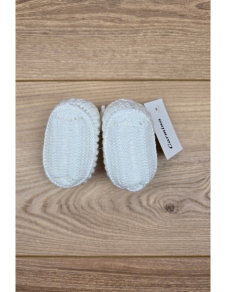 PATUCO UNISEX HECHO A MANO DE ARTESANÍA CARMINA, BLANCO. VERANO 26.