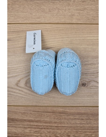 PATUCO UNISEX HECHO A MANO DE ARTESANÍA CARMINA, CELESTE. VERANO 26.