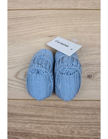 PATUCO UNISEX HECHO A MANO DE ARTESANÍA CARMINA, AZUL INGLÉS. VERANO 26.