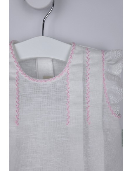 JESUSITO LINO ESCAPULARIO DE BELÁN, BLANCO/ROSA. VERANO 26.