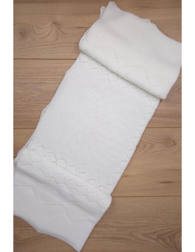 CHAL PUNTAS DE PANGASA BABY, BLANCO. VERANO 26.