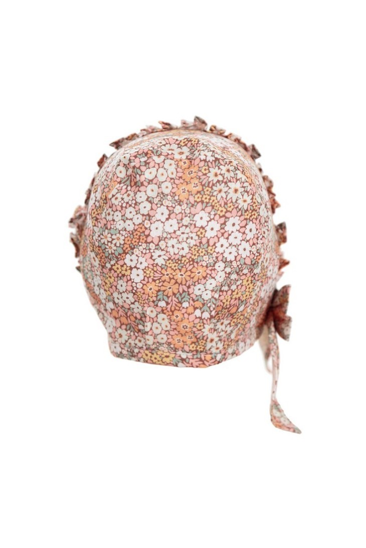 CAPOTA ROSITA VOLANTE DE TARTALETA, MULTICOLOR. VERANO 26.