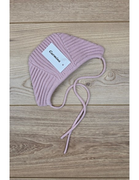 CAPOTA CANALÉ DE ARTESANÍA CARMINA, ROSA PALO. INVIERNO 26.