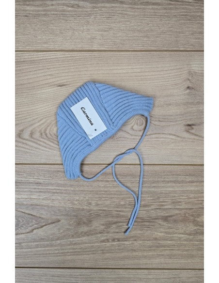 CAPOTA CANALÉ DE ARTESANÍA CARMINA, AZUL INGLÉS. INVIERNO 26