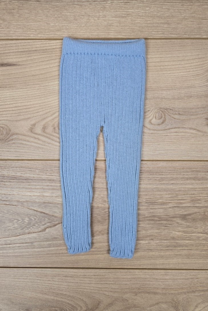 POLAINA CANALÉ DE ARTESANÍA CARMINA, AZUL INGLÉS. INVIERNO 26.