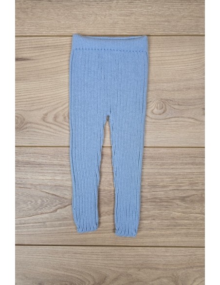 POLAINA CANALÉ DE ARTESANÍA CARMINA, AZUL INGLÉS. INVIERNO 26.