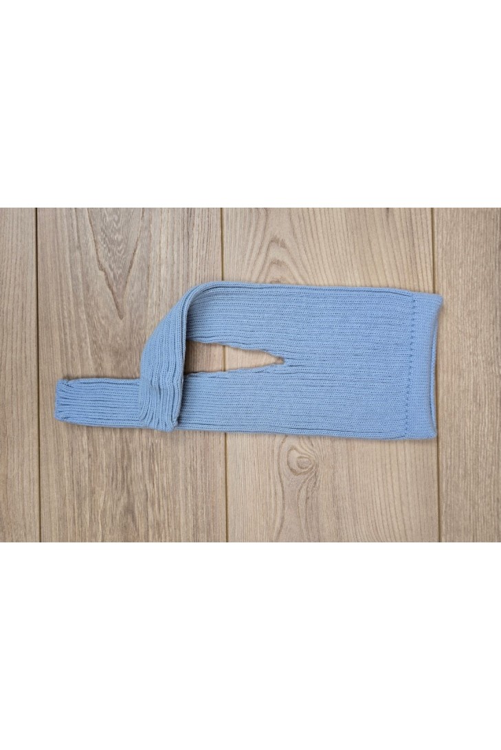 POLAINA CANALÉ DE ARTESANÍA CARMINA, AZUL INGLÉS. INVIERNO 26.