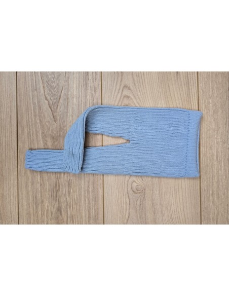 POLAINA CANALÉ DE ARTESANÍA CARMINA, AZUL INGLÉS. INVIERNO 26.