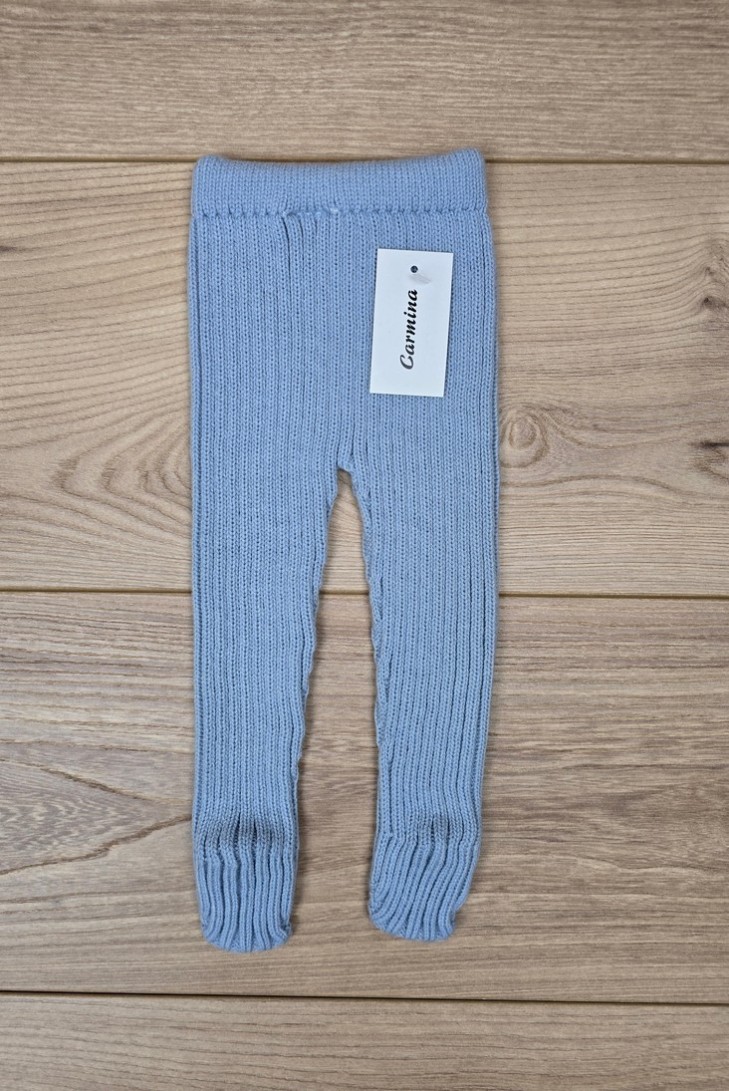 POLAINA CANALÉ DE ARTESANÍA CARMINA, AZUL INGLÉS. INVIERNO 26.