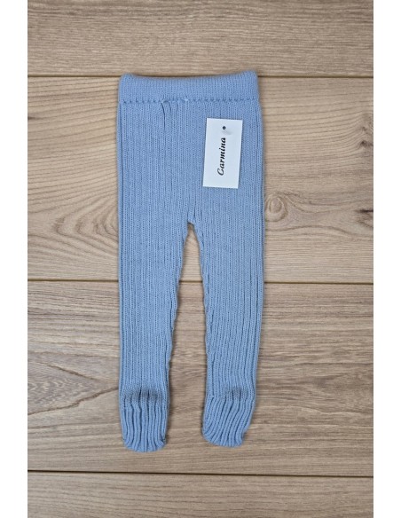 POLAINA CANALÉ DE ARTESANÍA CARMINA, AZUL INGLÉS. INVIERNO 26.