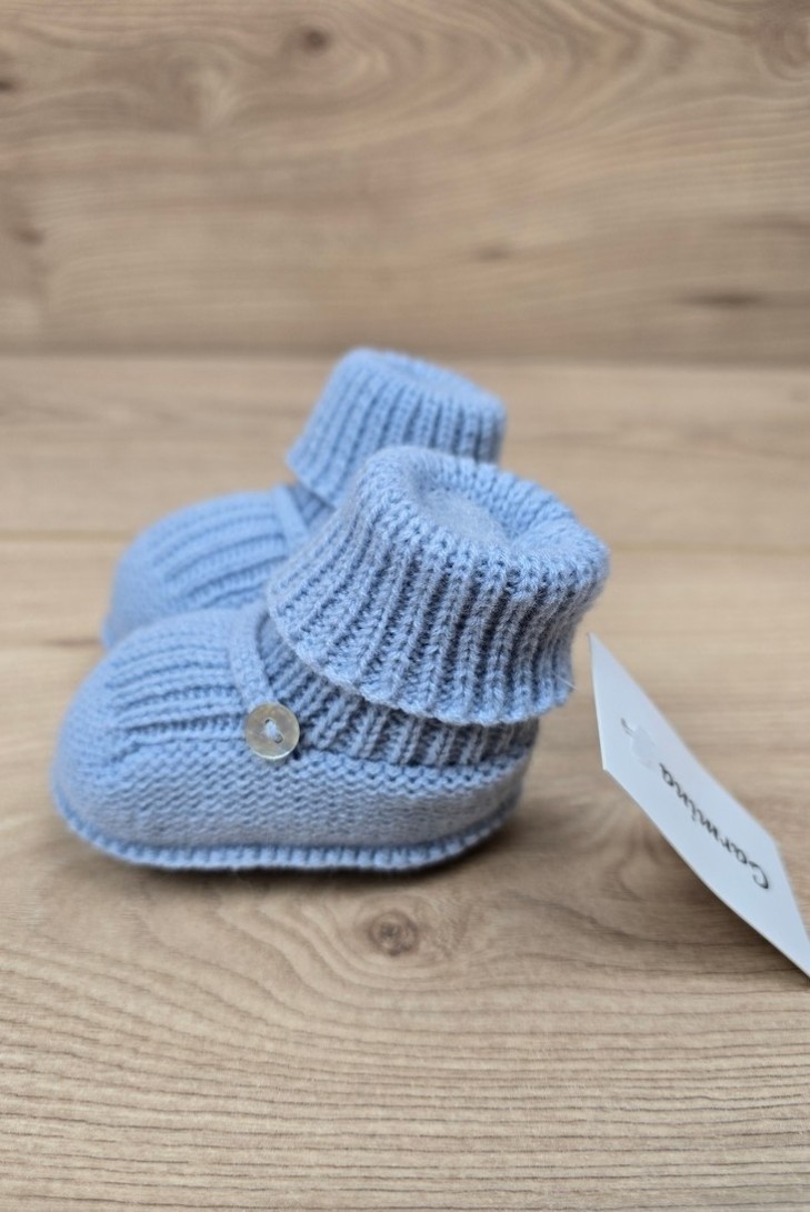 PATUCOS DE ARTESANÍA CARMINA, AZUL INGLÉS. INVIERNO 26.