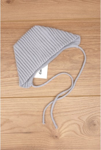 CAPOTA CANALÉ DE ARTESANÍA CARMINA, GRIS. INVIERNO 26.