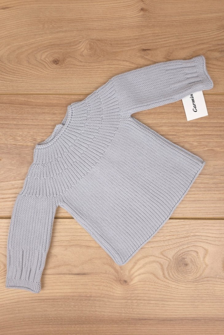 JERSEY DE ARTESANÍA CARMINA, GRIS. INVIERNO 26.