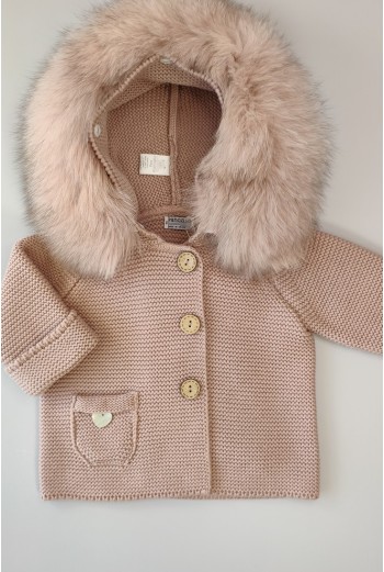 TRENKA LUXURY UNISEX PELO NATURAL DE PANGASA BABY, ROSA VINTAGE. INVIERNO 26.