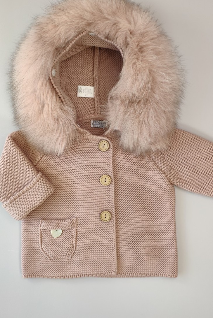 TRENKA LUXURY UNISEX PELO NATURAL DE PANGASA BABY, ROSA VINTAGE. INVIERNO 26.