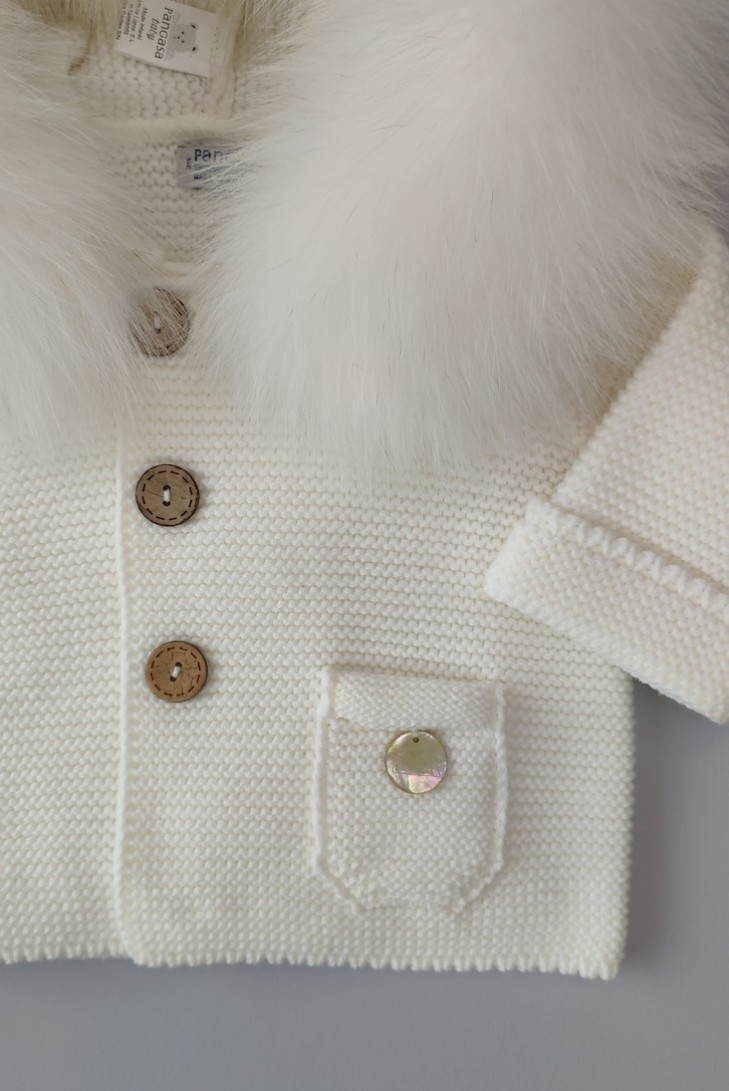 TRENKA LUXURY UNISEX PELO NATURAL DE PANGASA BABY, MARFIL. INVIERNO 26.