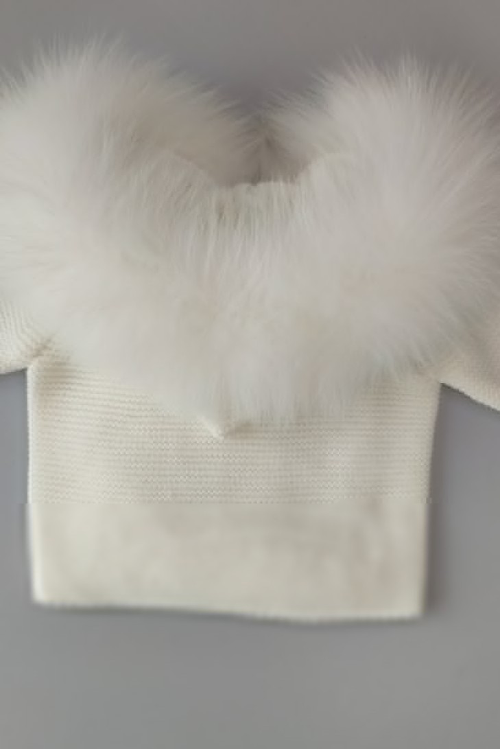 TRENKA LUXURY UNISEX PELO NATURAL DE PANGASA BABY, MARFIL. INVIERNO 26.