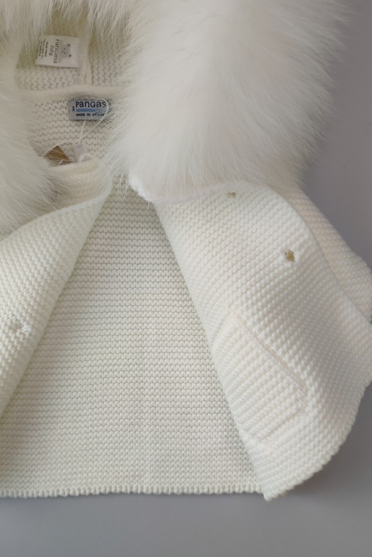 TRENKA LUXURY UNISEX PELO NATURAL DE PANGASA BABY, MARFIL. INVIERNO 26.