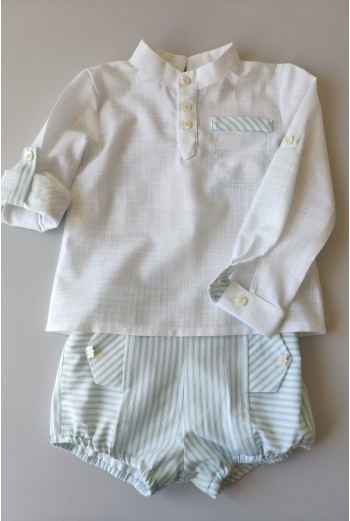 CONJUNTO BEBÉ NIÑO BOMBACHO Y BLUSA CIES DE KAULI