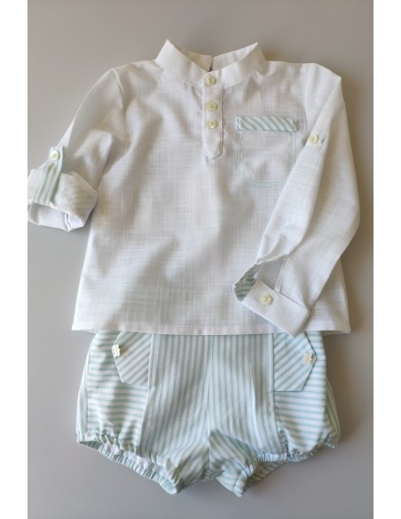 CONJUNTO BEBÉ NIÑO BOMBACHO Y BLUSA CIES DE KAULI