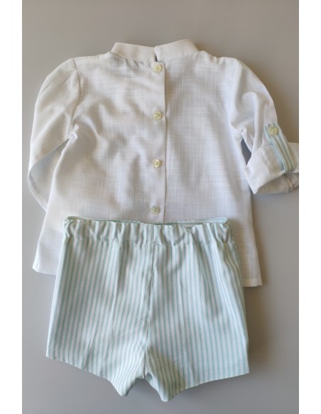 CONJUNTO NIÑO CAMISA Y PANTALÓN RECTO CIES DE KAULI