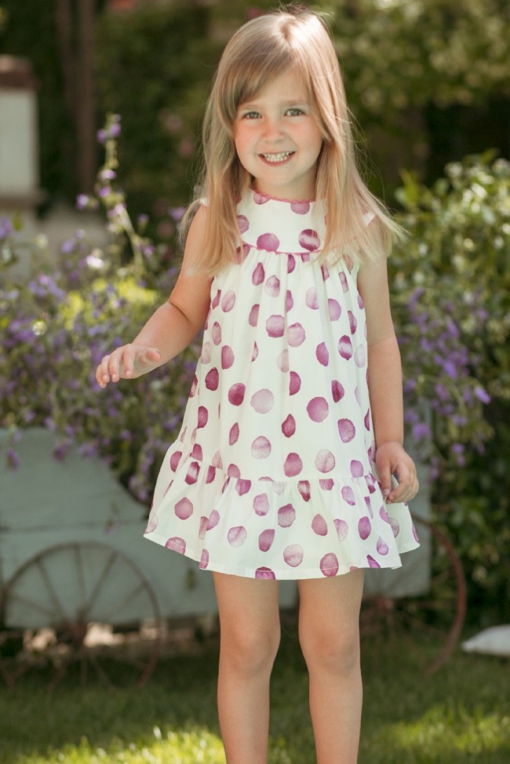 VESTIDO NIÑA PROVENZA DE MARTÍN ARANDA.