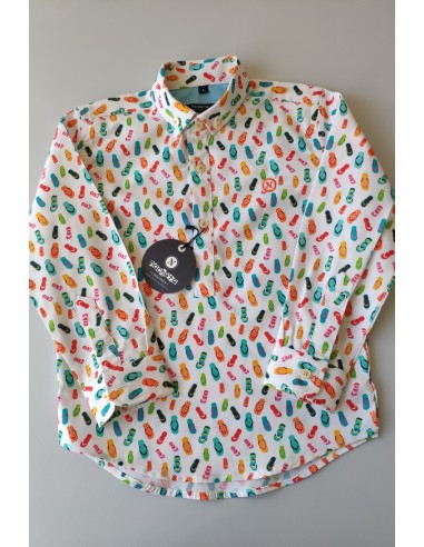 CAMISA NIÑO CHANCLAS DE NACHETE.
