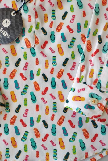CAMISA NIÑO CHANCLAS DE NACHETE. 2