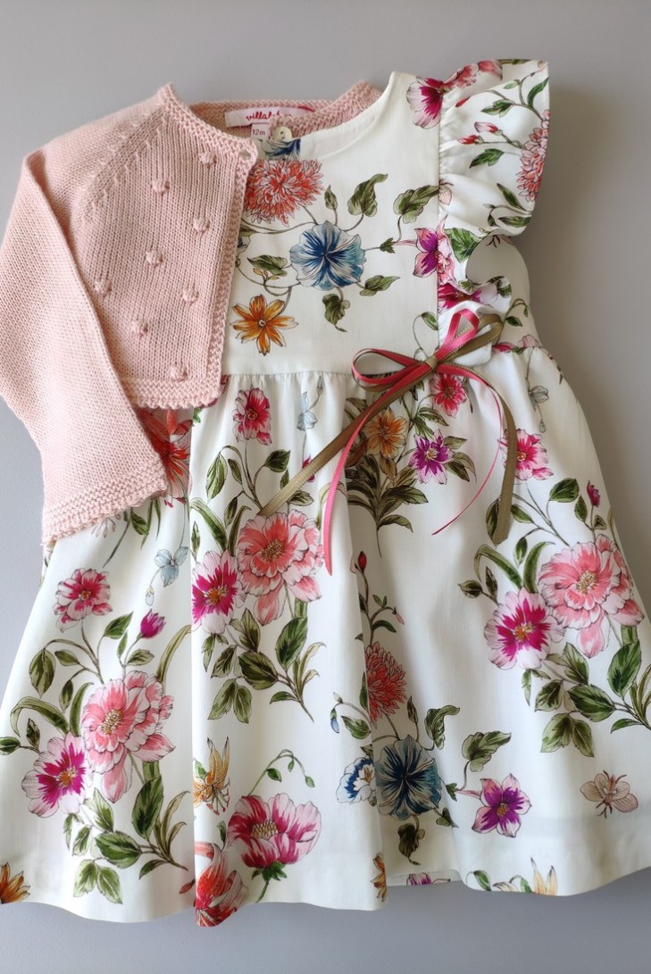CHAQUETA  DE PUNTO TORERA ROSA DE VILLALOBOS.