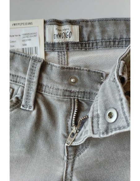 BERMUDA VAQUERA GRIS DE PEPE JEANS.
