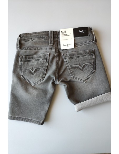 BERMUDA VAQUERA GRIS DE PEPE JEANS.