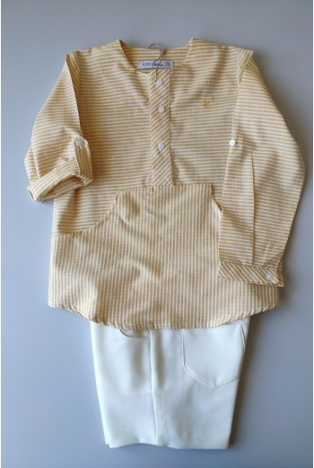 CONJUNTO NIÑO CAMISA Y SHORT COLECCIÓN BIRD DE EVE CHILDREN 2