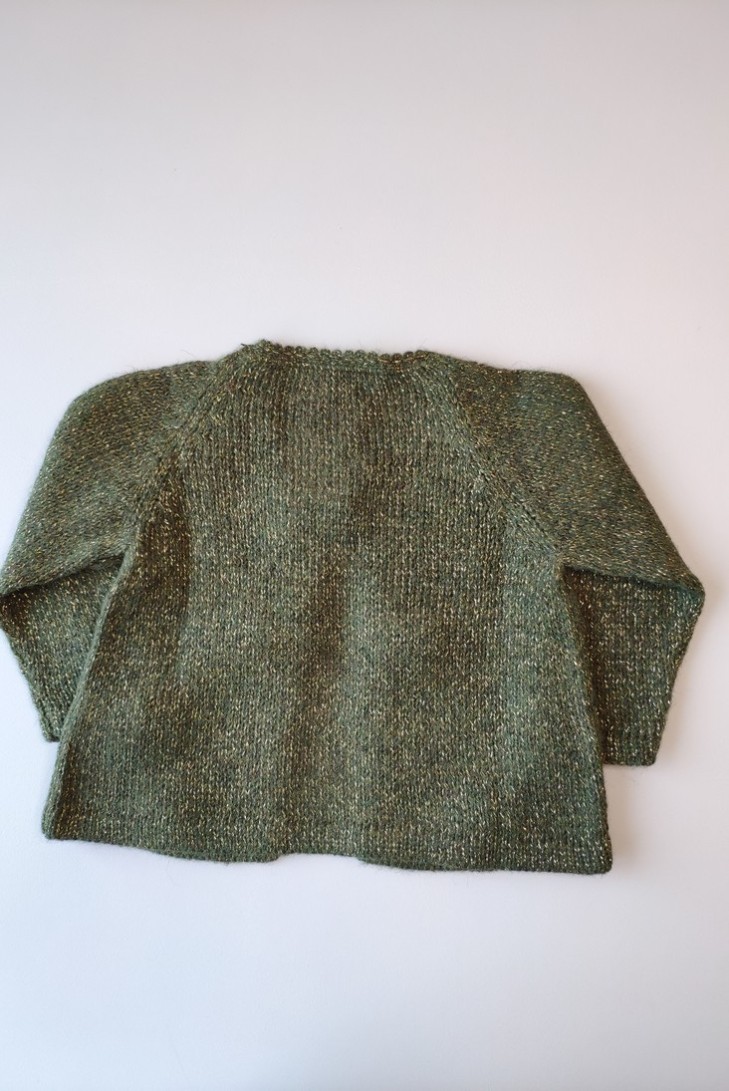Chaqueta punto verde Forest de KAULI. Invierno 2019