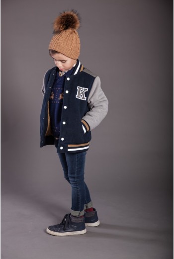 Cazadora niño marino Young & Cool de KAULI. Invierno 2019