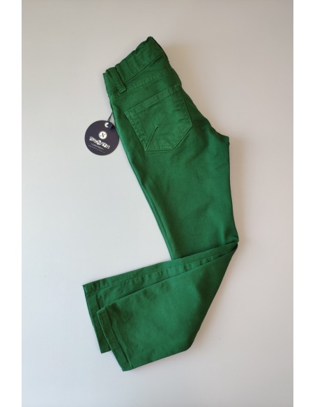 Pantalón 5 bolsillos Verde de NACHETE. Invierno 2019