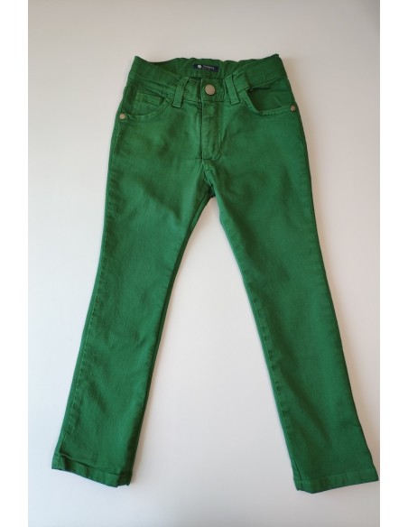 Pantalón 5 bolsillos Verde de NACHETE. Invierno 2019