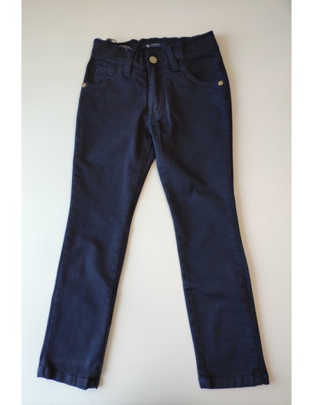 Pantalón 5 bolsillos marino de NACHETE. Invierno 2019.