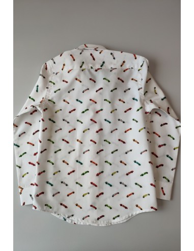 Camisa niño coches de NACHETE. Invierno 2019