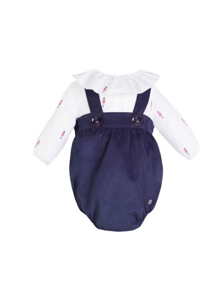 Pelele niño con camisa British de EVE CHILDREN. Invierno 2019