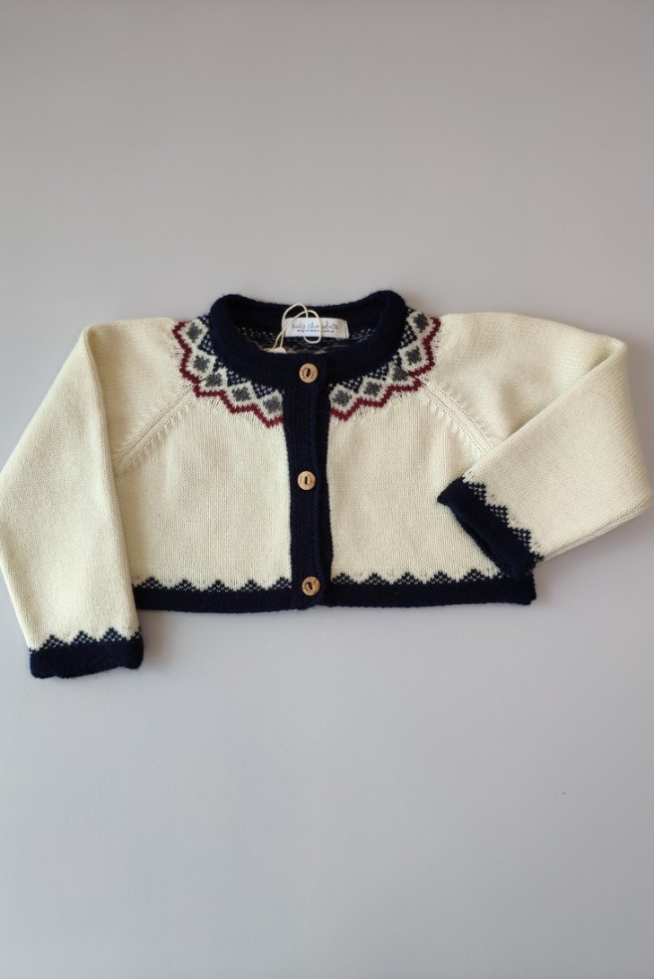 Chaqueta bebé bordados. KID'S CHOCOLATE.Invierno 2019