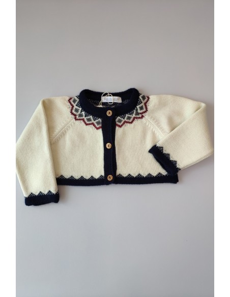 Chaqueta bebé bordados. KID'S CHOCOLATE.Invierno 2019