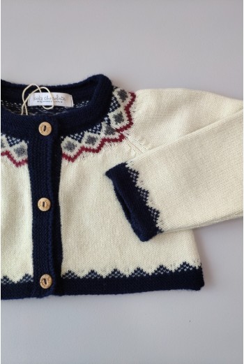 Chaqueta bebé bordados. KID'S CHOCOLATE.Invierno 2019 2
