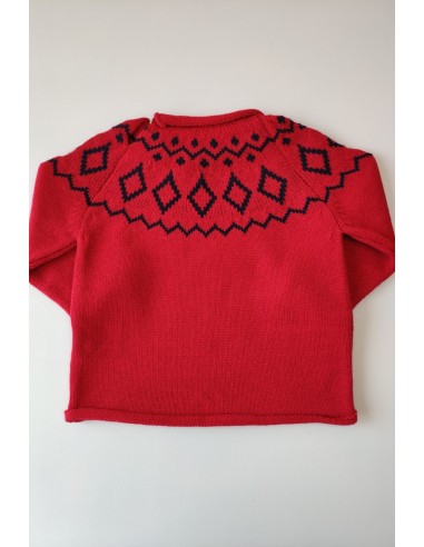 Jersey bebé rojo.KID'S CHOCOLATE. Invierno 2019